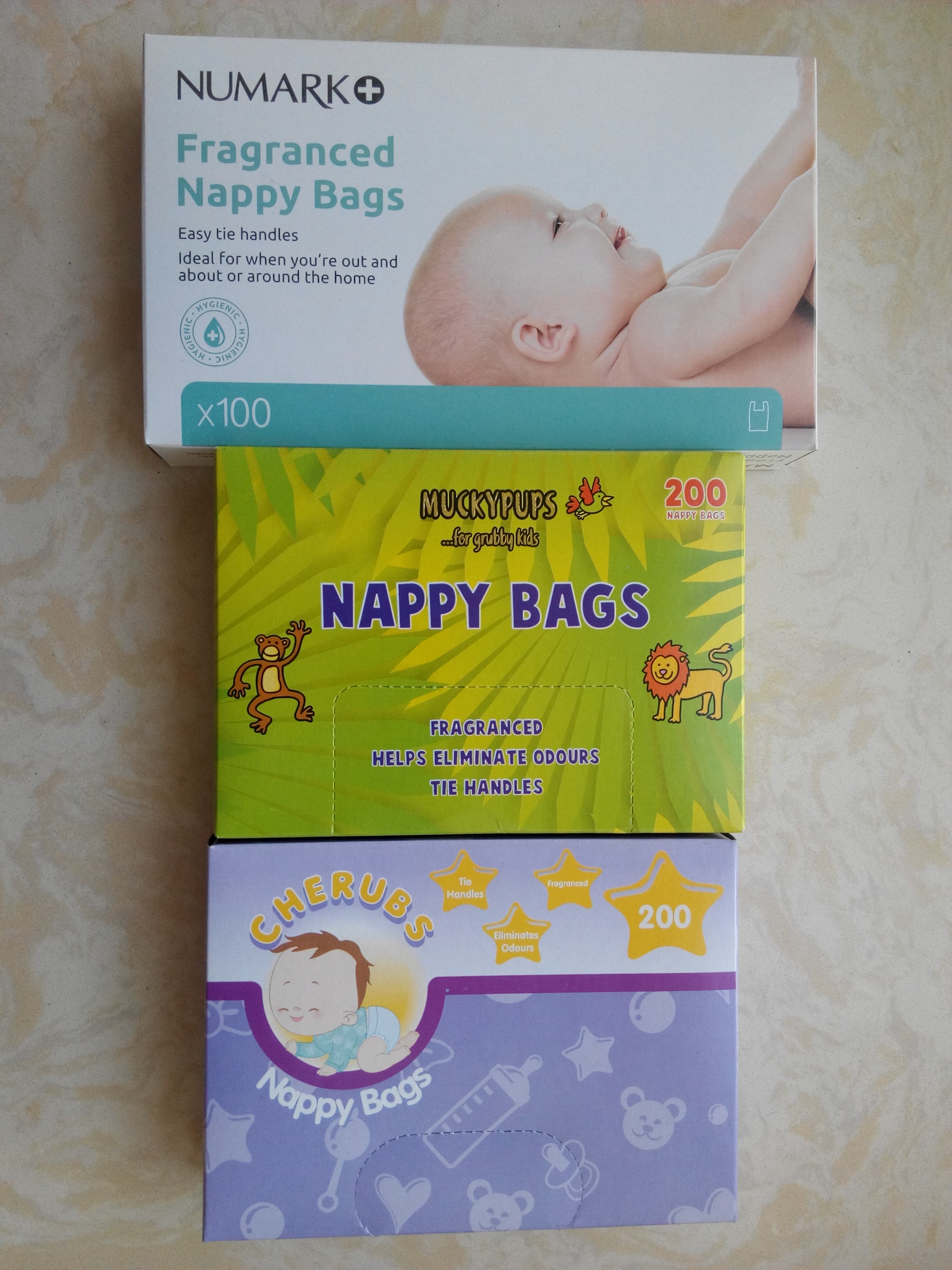 HDPE nappy bags Fragranced